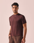Camiseta Masculina Iconic - Marrom