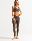 Legging Memel - Marrom e Azul Bebê