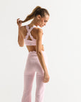 Legging Heart Flaire - Rosa Bebê