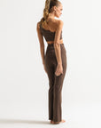Legging Heart Flaire - Marrom