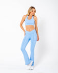 Calça Legging Flare Keh - Azul
