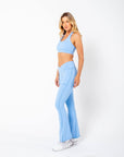 Calça Legging Flare Keh - Azul