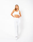 Calça Legging Flare Keh - Branco