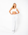 Calça Legging Flare Keh - Branco