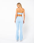 Calça Legging Flare Keh - Azul Pastel