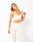 Lu Top with Thin Straps - Cream