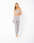 Lu Thin Strap Top - Gray