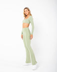 Calça Legging Flare Star - Oliva