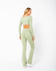 Calça Legging Flare Star - Oliva