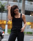 Body Expressividade alça larga EMANA® - Preto ROWA DROP3