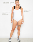 Body Expressividade alça larga EMANA® - Branco ROWA DROP3
