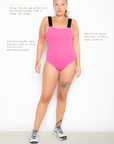 Body Expressividade alça larga EMANA® - Rosa ROWA DROP3