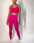 Top Stephanie com Detalhe Cruzado nas Costas - Pink