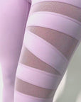 Anita Leggings with sheer details - Pink
