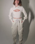 Calça de moletom Dengo - Off White