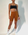 Amanda Seamless Shorts - Brown