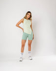 Short Carol - Verde Pastel