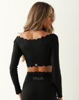 Top Heart Ombro a Ombro - Preto ROWA STORE DI4
