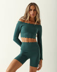 Shorts Heart II - Verde Musgo ROWA STORE DI8