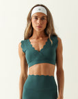 Top Heart V-Cut - Verde Musgo ROWA STORE DI8