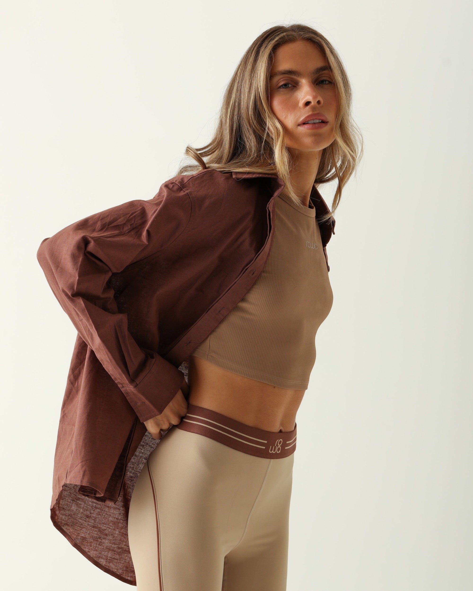 Camisa Rowa Lounge - Marrom ROWA STORE DI8