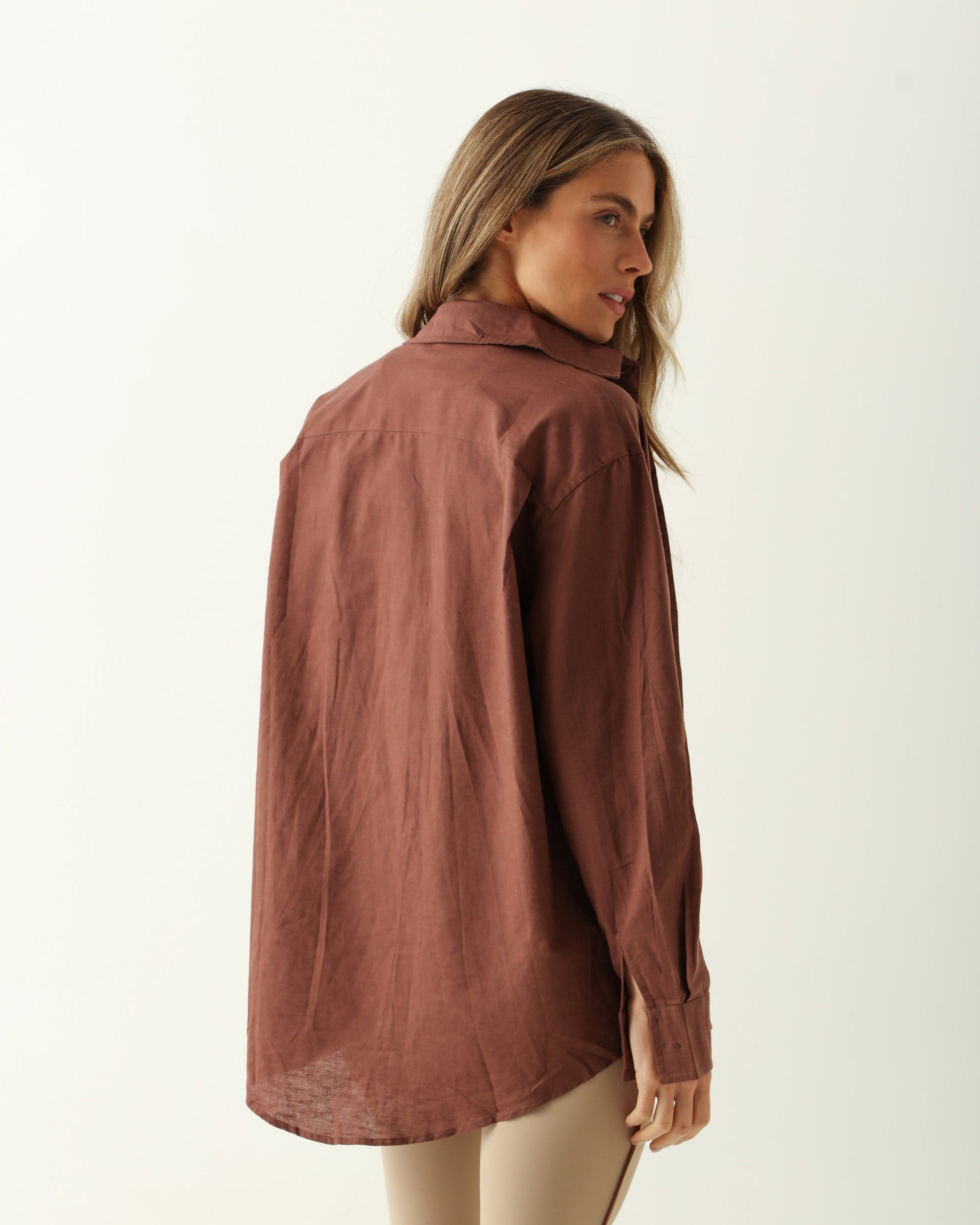 Camisa Rowa Lounge - Marrom ROWA STORE DI8