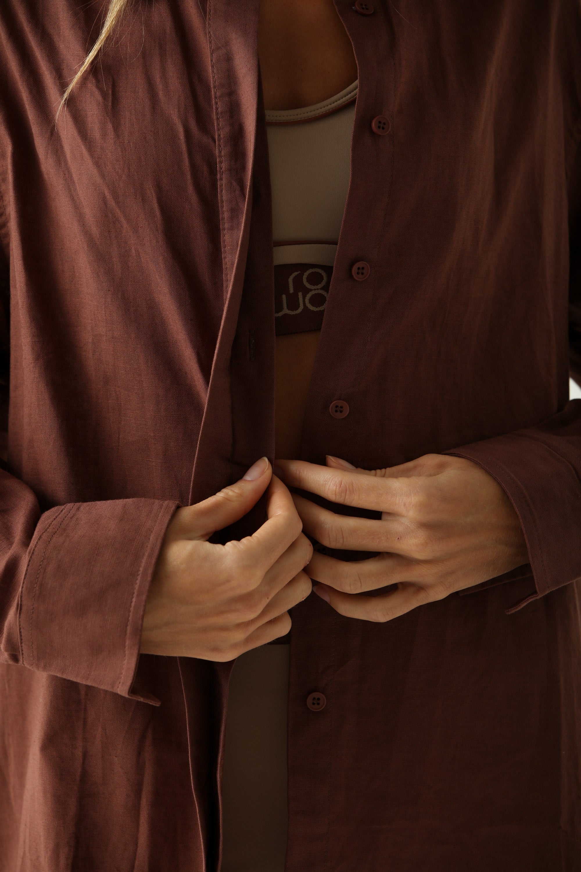 Camisa Rowa Lounge - Marrom ROWA STORE DI8