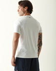 Camiseta Masculina Gola V - Branco ROWA STORE DI8