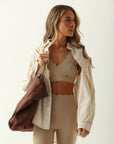 Camisa Rowa Lounge - Bege ROWA STORE DI8