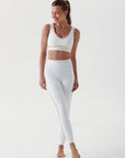 Legging Memel - Branco e Ouro