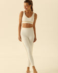 Legging Memel - Branco e Ouro