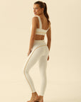 Legging Memel - Branco e Ouro