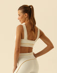 Top Memel - Branco e Ouro