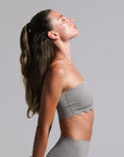 Top Heart Strapless - Cinza