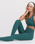 Legging Heart - Verde Esmeralda