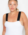 Body Expressividade alça larga EMANA® - Branco ROWA DROP3