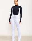 Body Leveza com mangas longas Emana® - Preto ROWA DROP2