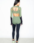 Legging Passatempo bicolor EMANA® - Verde