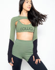 Legging Passatempo bicolor EMANA® - Verde