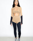 Legging Passatempo bicolor EMANA® - Caramelo