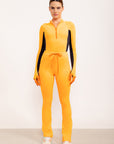 Legging reta Energia com bolsos laterais EMANA® - Laranja Citrus ROWA DROP2