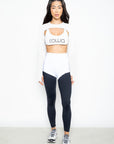 Legging Passatempo bicolor EMANA® - Branco ROWA DROP3