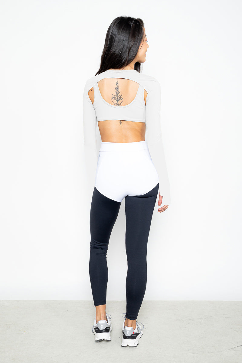 Legging Passatempo bicolor EMANA® - Branco ROWA DROP3