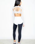 Legging Passatempo bicolor EMANA® - Branco ROWA DROP3