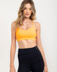 Top Bem-estar com alça ajustável EMANA® - Laranja Citrus ROWA DROP2