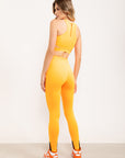 Top Dedicação vazado nas laterais EMANA® - Laranja Citrus ROWA DROP2