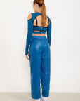 Top Liberdade dois em um EMANA® - Azul Cobalto Intenso ROWA DROP2