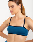 Top Liberdade dois em um EMANA® - Azul Cobalto Intenso ROWA DROP2