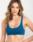 Top Trajetória duplo EMANA® - Azul Cobalto Intenso ROWA DROP2