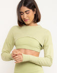 Cropped Rowa Samoa Oliva - ROWA STORE - Shirts & Tops